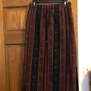 Striped Maxi Skirt